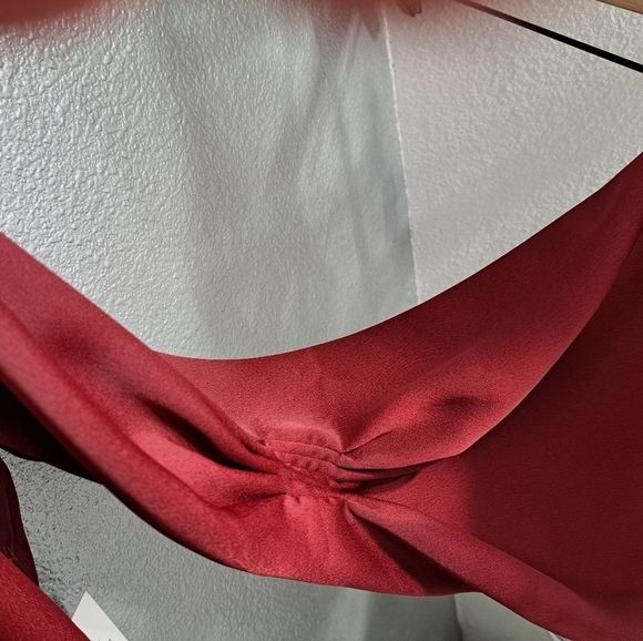 NWT Eloquii Plus Size Maroon Blouse   Size 20 - Picture 6 of 12